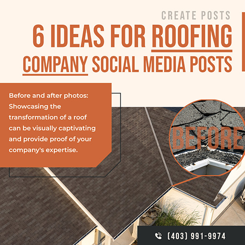 Calgary roofing company social media marketing