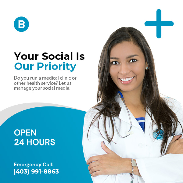 Calgary health medical social media marketing