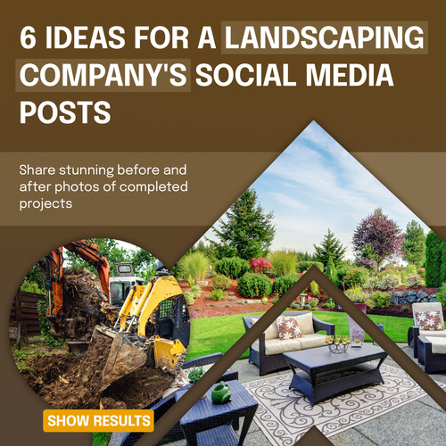 landscaping social media marketing