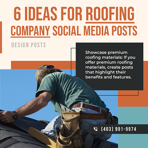 roofing company social media marketing