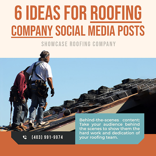 social media for alberta roofing company