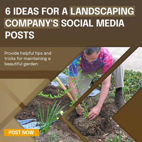 social media for landscaping